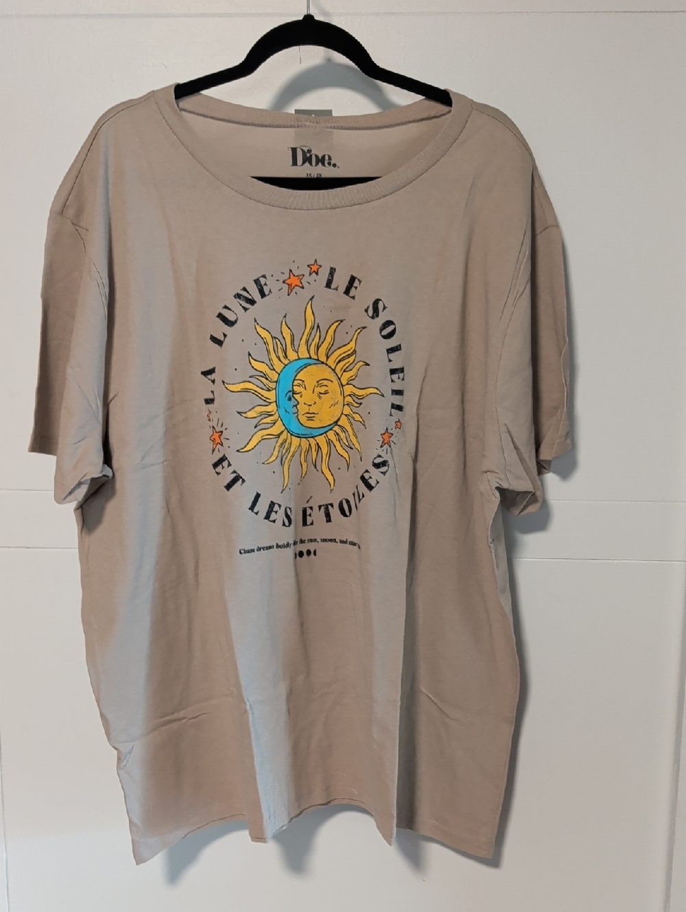 Doe Graphic Tee with Sun & Moon